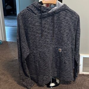 Women’s Newberry Charcoal Hoodie Sweatshirt Relaxed Fit
